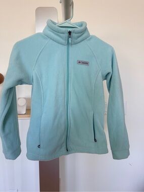 Columbia Kids Mint Green Fleece Jacket size 10/12